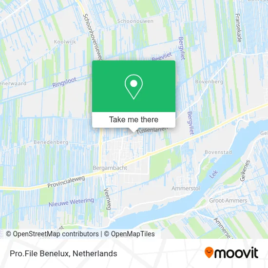 Pro.File Benelux map