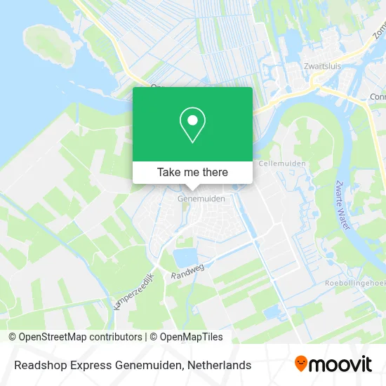 Readshop Express Genemuiden map