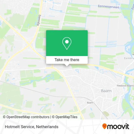 Hotmelt Service map