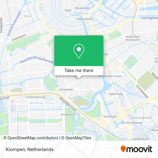 Klompen map