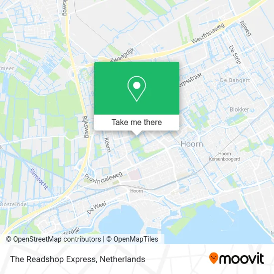The Readshop Express map