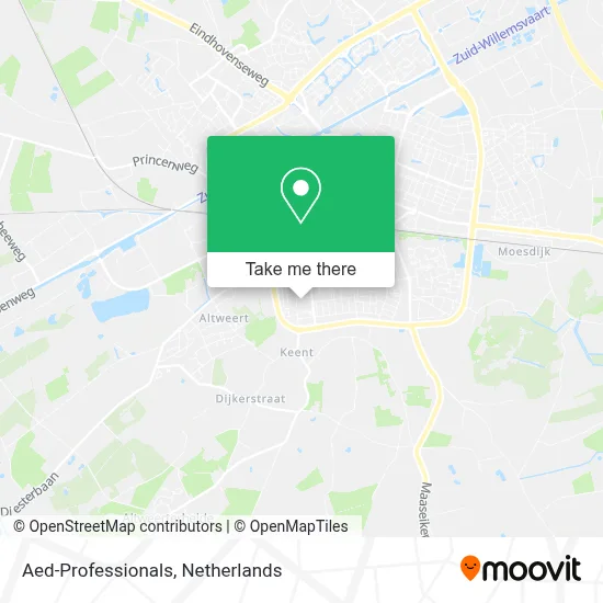 Aed-Professionals map