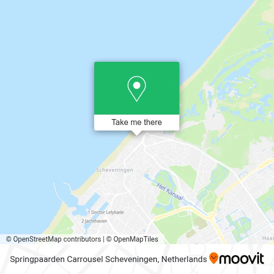 Springpaarden Carrousel Scheveningen map