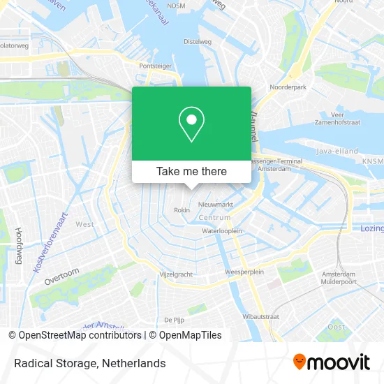 Radical Storage map
