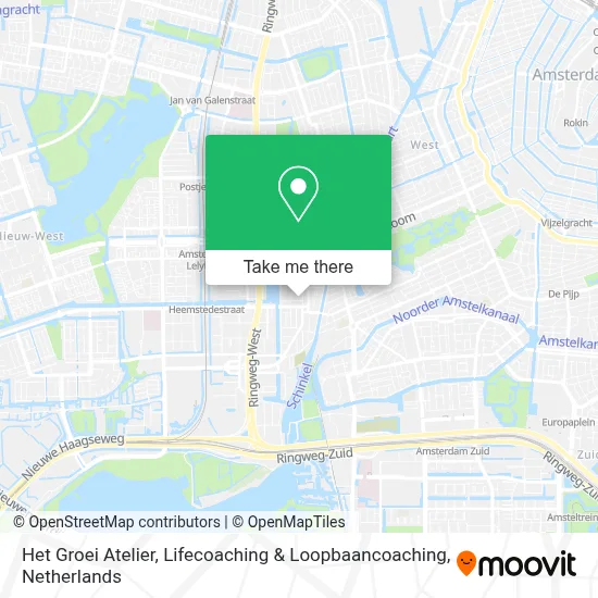 Het Groei Atelier, Lifecoaching & Loopbaancoaching map