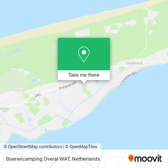 Boerencamping Overal WAT map