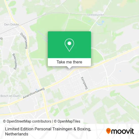 Limited Edition Personal Trainingen & Boxing map