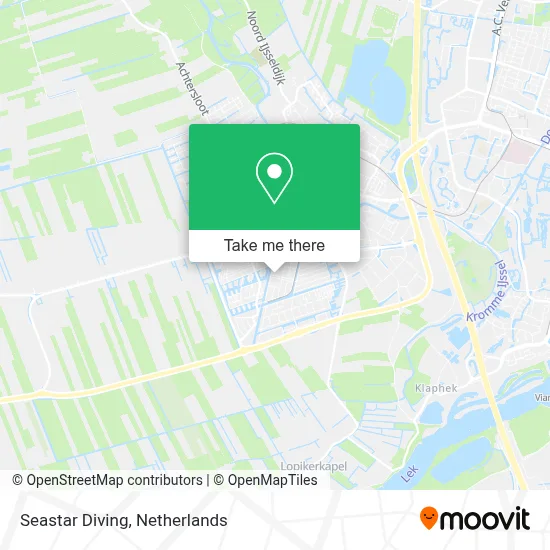 Seastar Diving map
