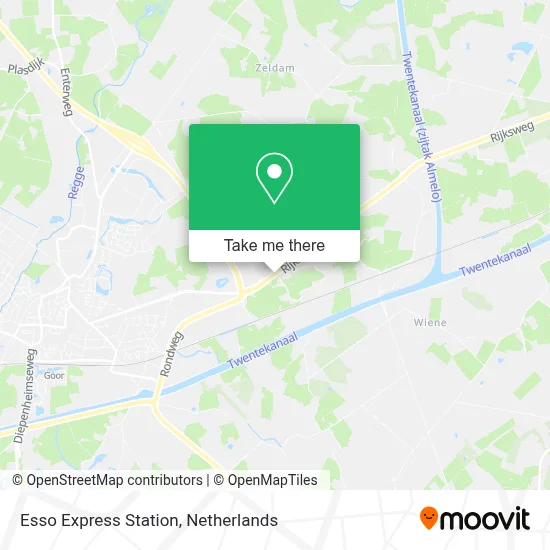 Esso Express Station map