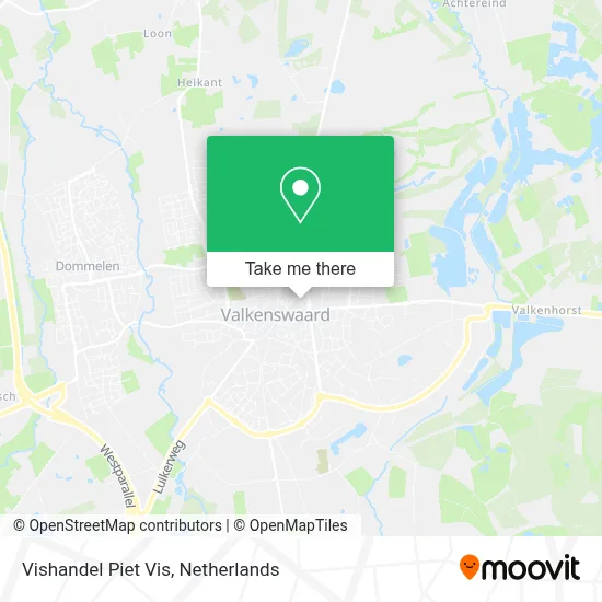 Vishandel Piet Vis map