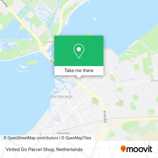Vinted Go Parcel Shop Karte