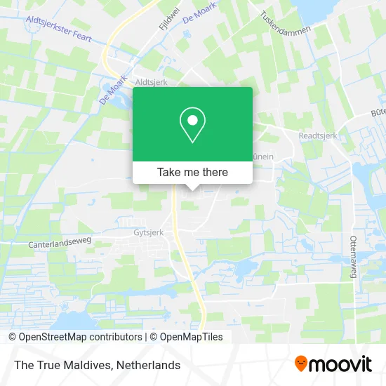 The True Maldives map