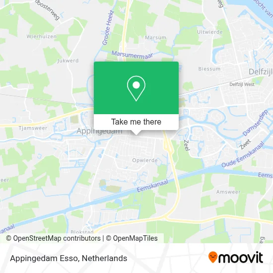 Appingedam Esso map