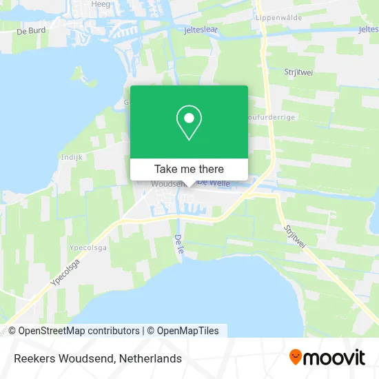 Reekers Woudsend map