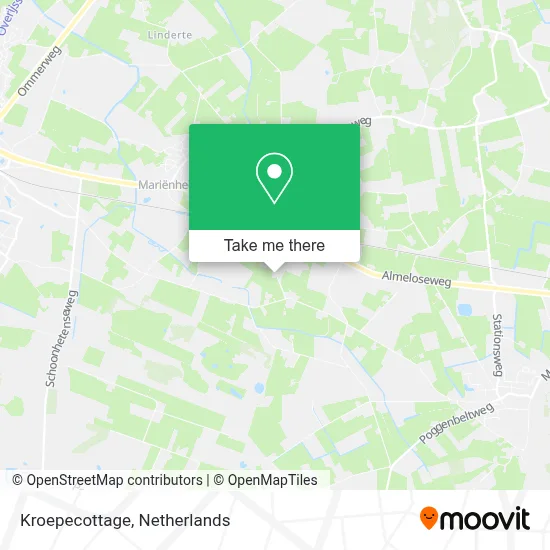 Kroepecottage map