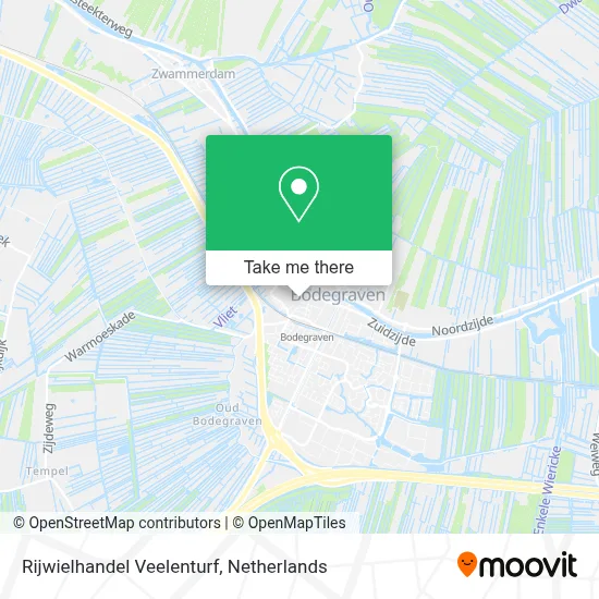Rijwielhandel Veelenturf map