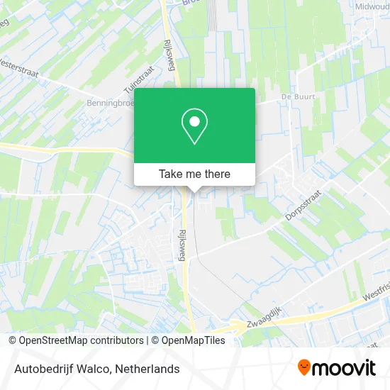 Autobedrijf Walco map