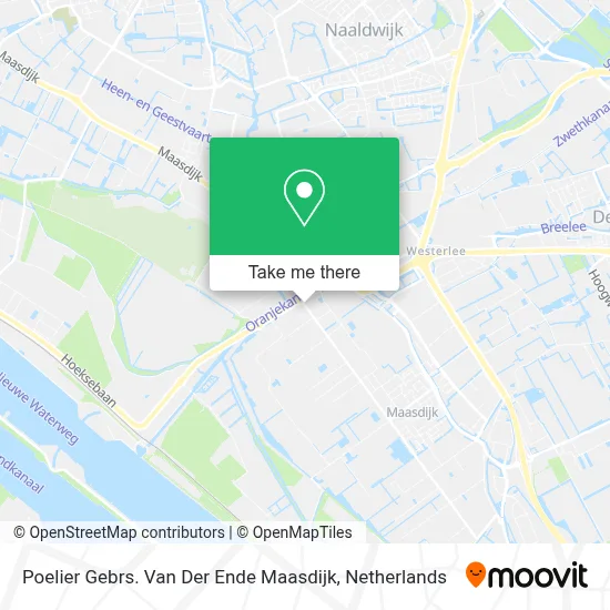 Poelier Gebrs. Van Der Ende Maasdijk map