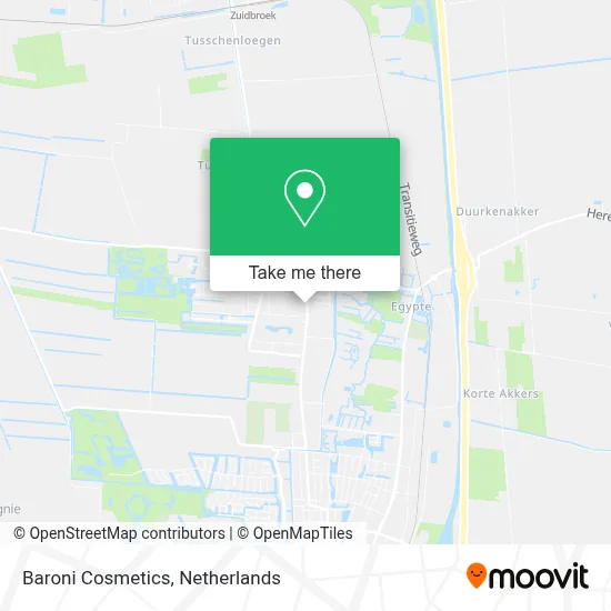 Baroni Cosmetics map