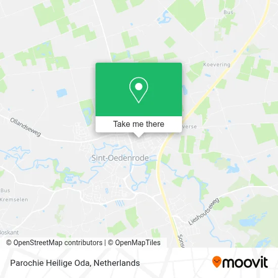 Parochie Heilige Oda map