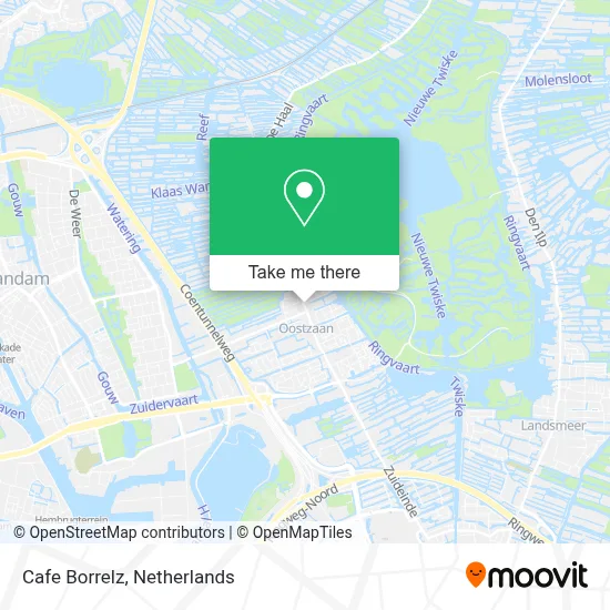 Cafe Borrelz map