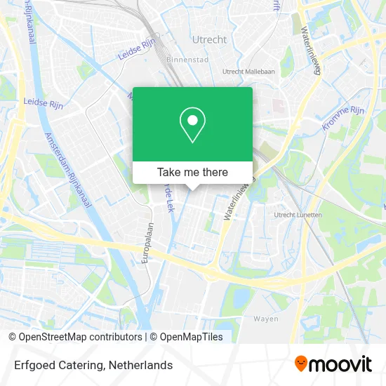 Erfgoed Catering map