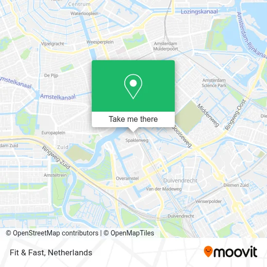 Fit & Fast map