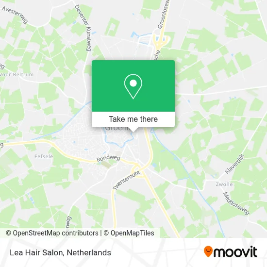 Kapsalon Lea map