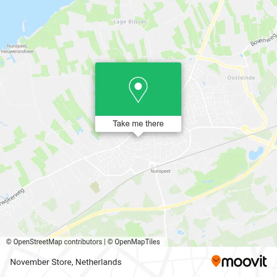 November Store map