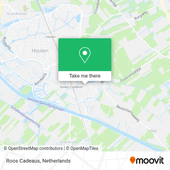 Roos Cadeaus map