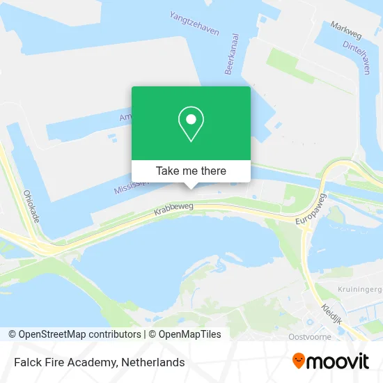 Falck Fire Academy map