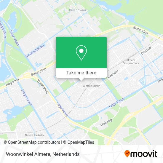 Woonwinkel Almere map