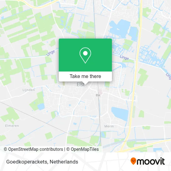 Goedkoperackets Karte