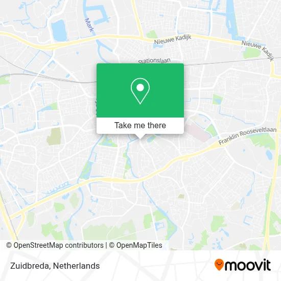 Zuidbreda map