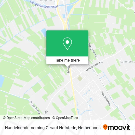 Handelsonderneming Gerard Hofstede map