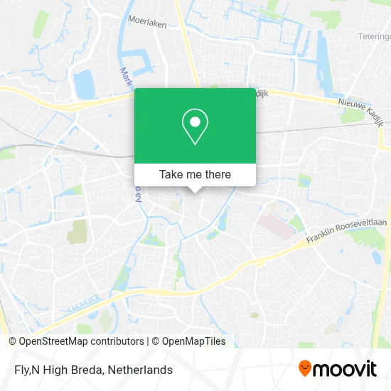 Fly,N High Breda map
