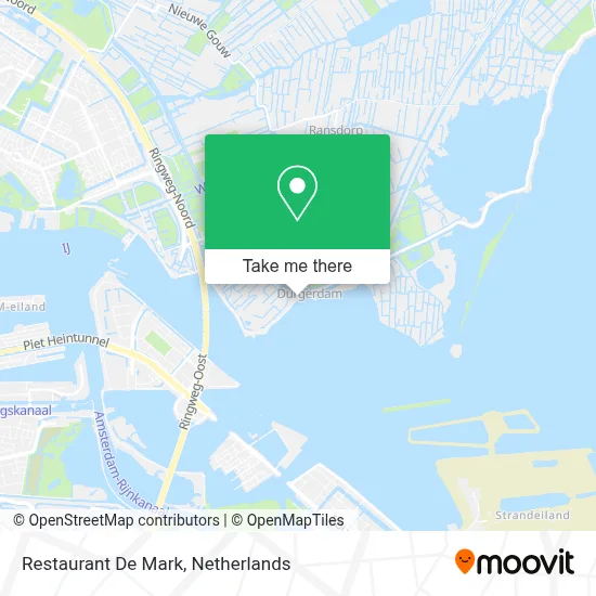 Restaurant De Mark map