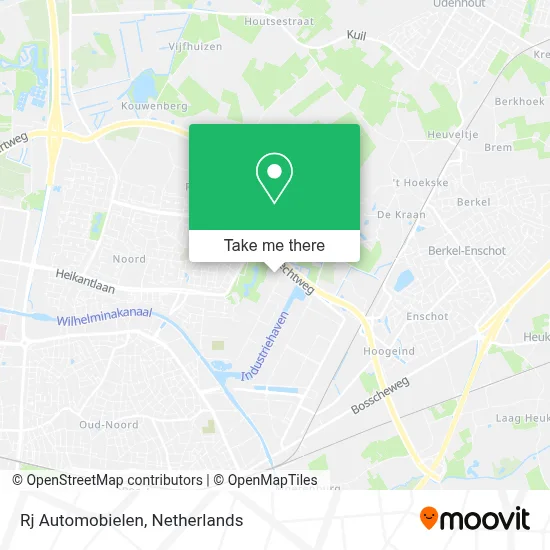 Rj Automobielen map
