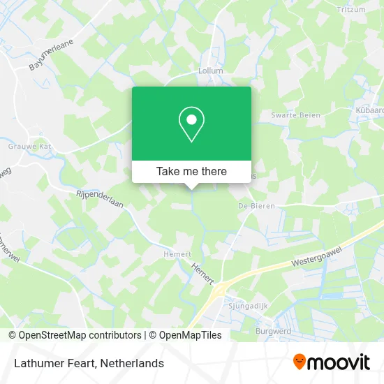 Lathumer Feart map