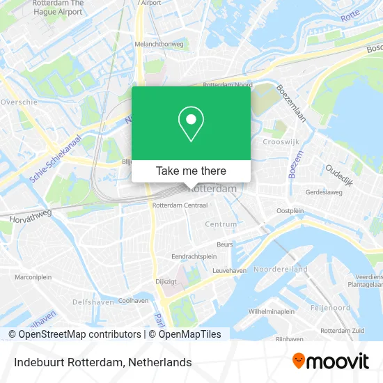 Indebuurt Rotterdam map