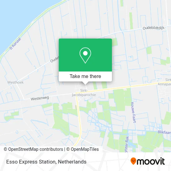 Esso Express Station map