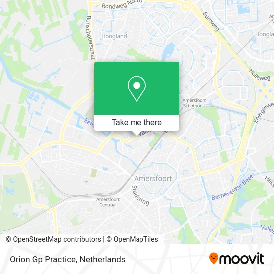 Orion Gp Practice map