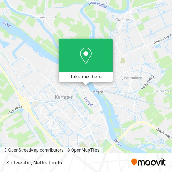 Sudwester map