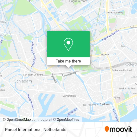 Parcel International Karte