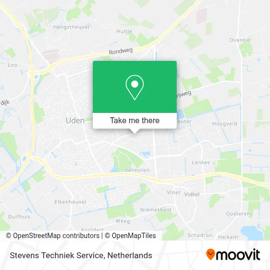 Stevens Techniek Service map