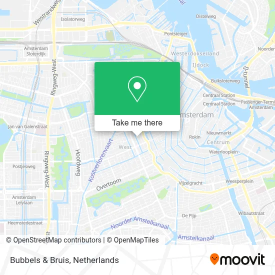 Bubbels & Bruis map