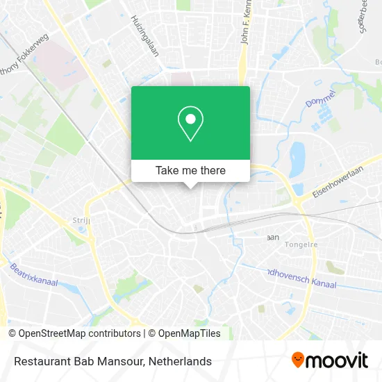 Restaurant Bab Mansour map