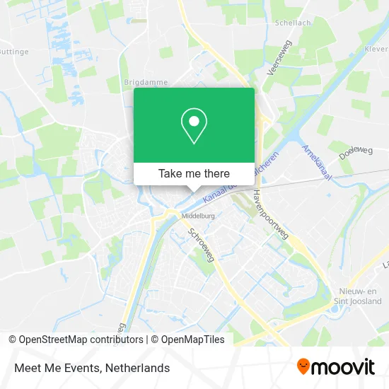 Meet Me Events map