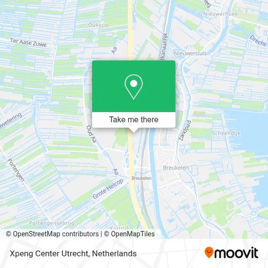 Xpeng Center Utrecht map