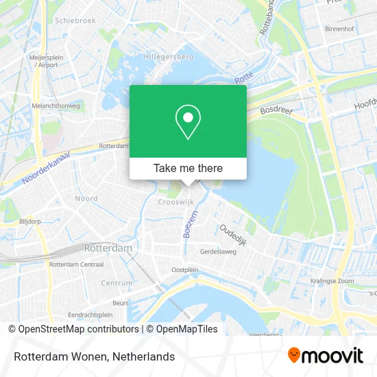Rotterdam Wonen map